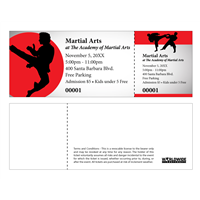 Martial Arts Tickets