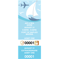 Air & Sea Show Tickets with Security Features
