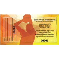 Basketball Raffle Tickets