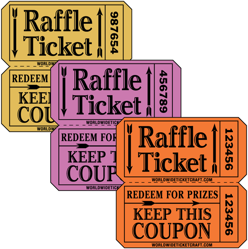 raffle tickets for sale office max