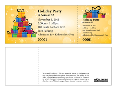 Holiday Party Tickets