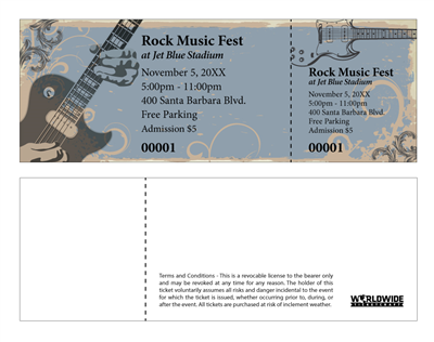 Rock Music Festival Tickets