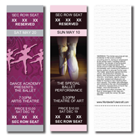 Reserved Seating Ballet Tickets