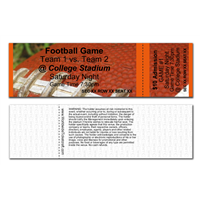 Horizontal Reserved Seating Football Tickets