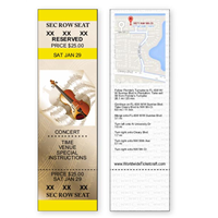 DIY Concert Tickets - Reserved Seating