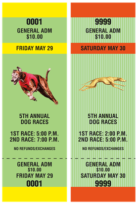 Dog Racing Tickets