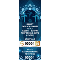 Ballet Tickets with Security Features