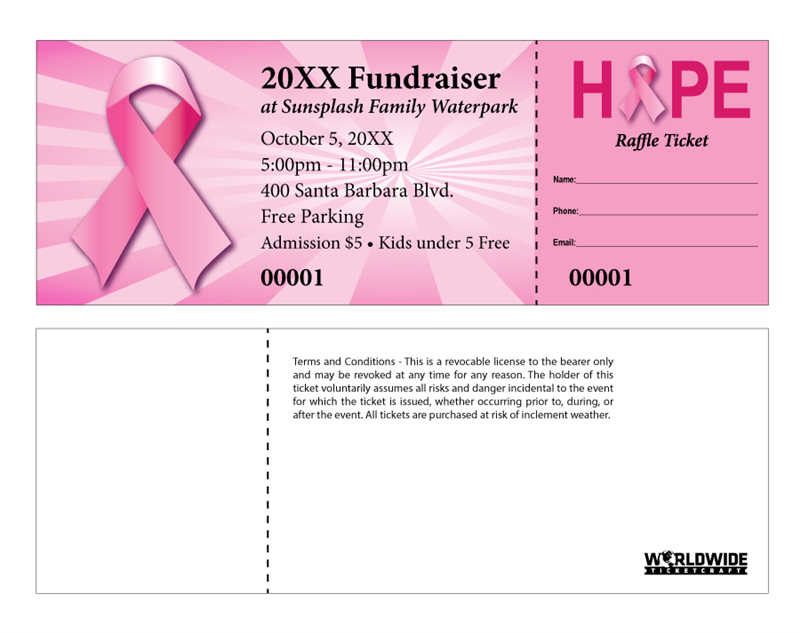 Support Breast Cancer Raffle Tickets