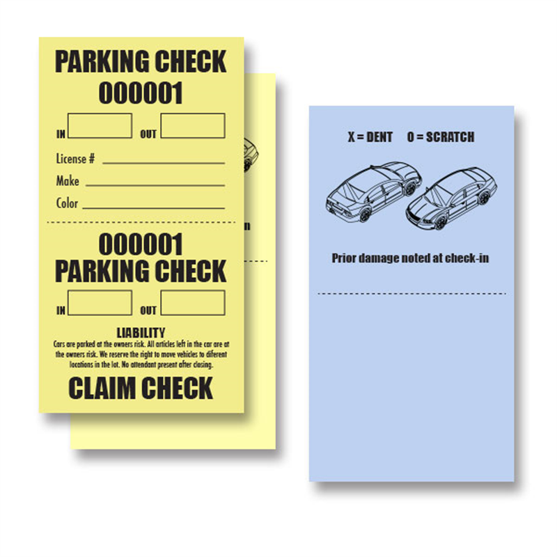 Buy Valet Parking Claim Check
