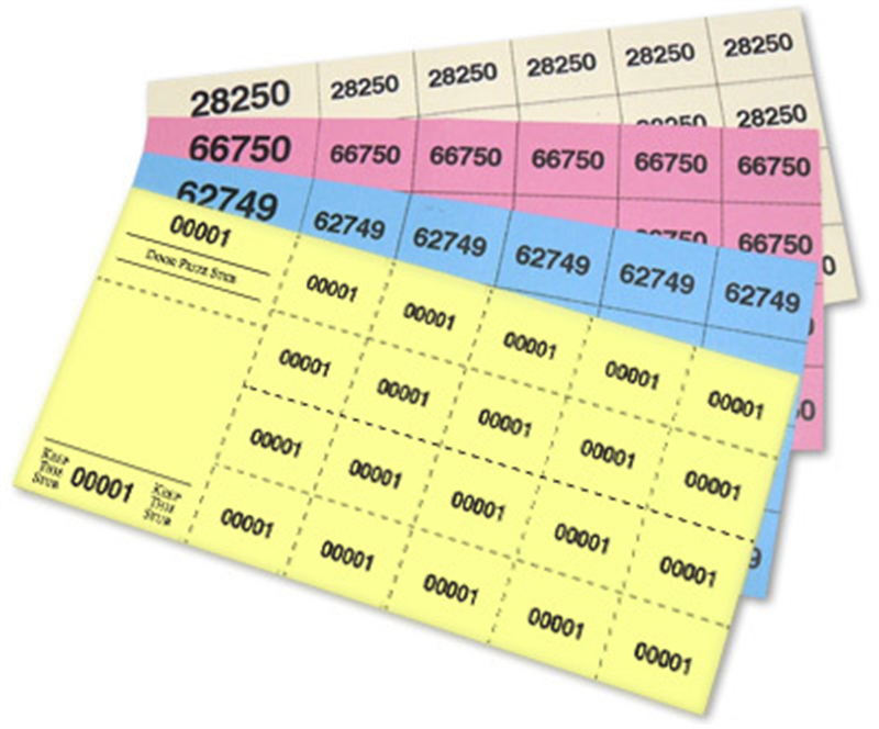 $32.77 for 500 chinese raffle tickets available in 6 colors.
Part Number: OP005