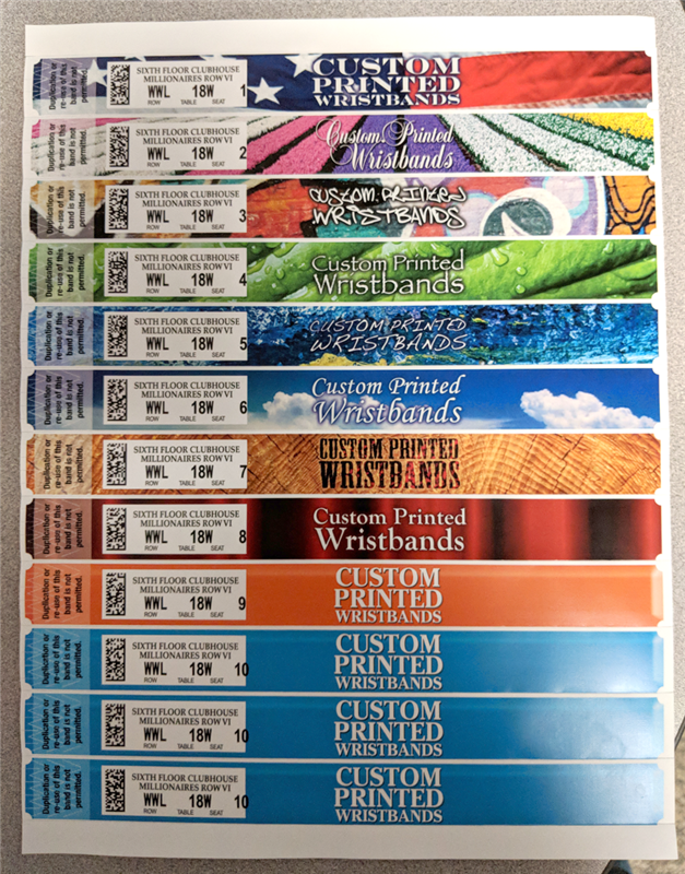 homemade festival wristbands