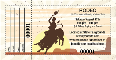 Rodeo Raffle Tickets