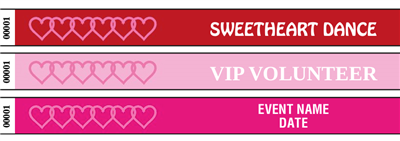 Valentines Day Wristbands