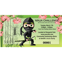 Ninja Challenge Raffle Tickets