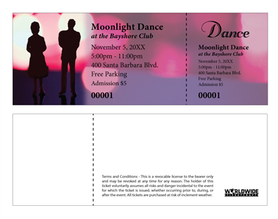 Couples Dance Tickets