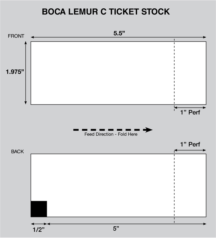 2 quot x 5 5 quot Generic Thermal TIckets Worldwide Ticketcraft WWTC A 2 quot x 5 5 quot Generic Thermal TIckets Worldwide Ticketcraft WWTC A