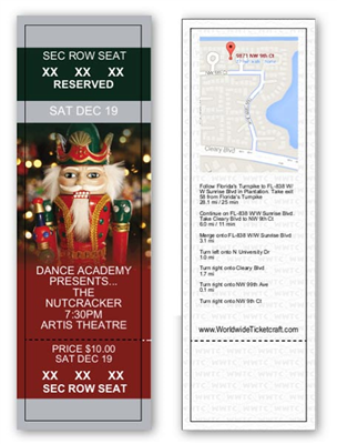 Reserved Seating Nutcracker Ballet Tickets