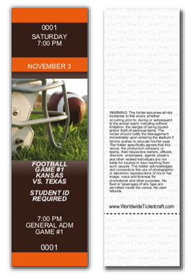 General Admission Football Tickets