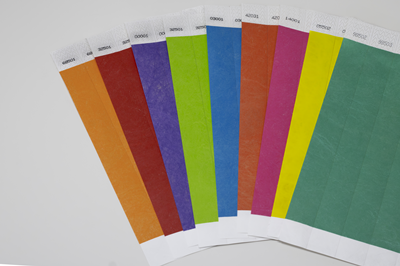 Motor Speedway Tyvek Wristbands
